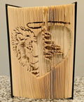 Large Lion and Faith Book Art