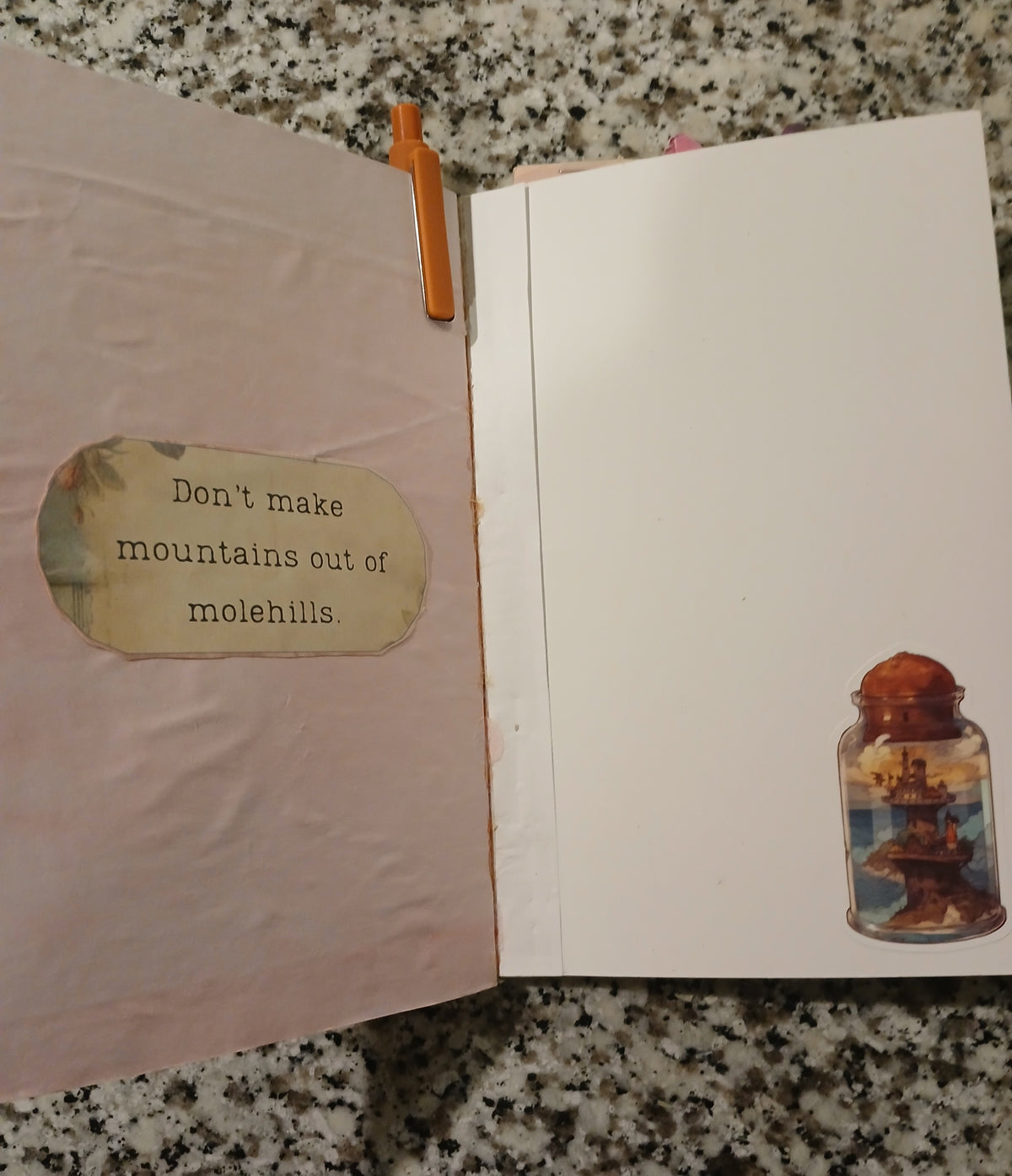 Novel Cover Note Pad