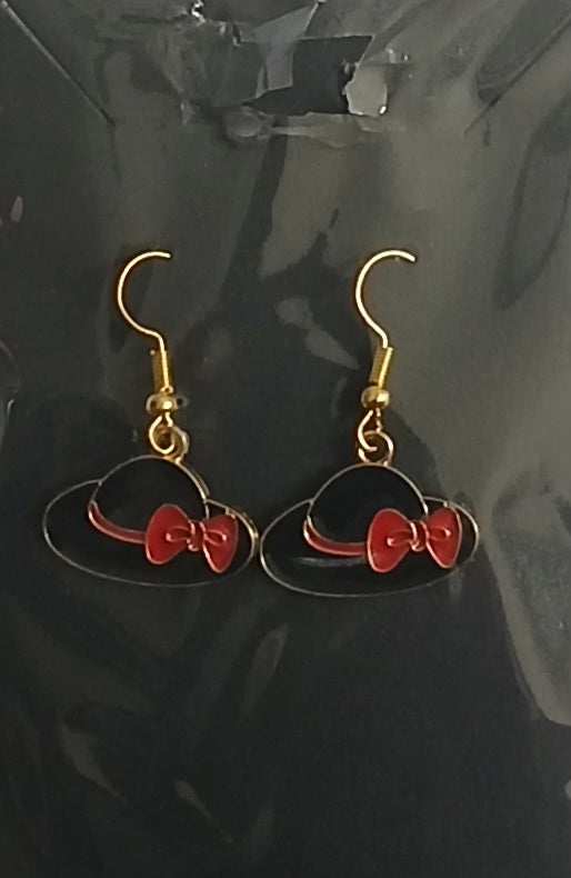 Hat Earrings